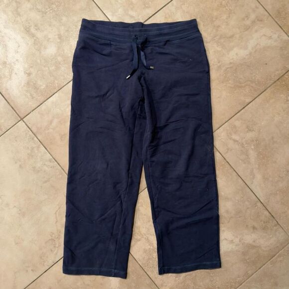 Pants - Danskin Now Navy Yoga Pants Women’s Stretch Lounge Activewear L